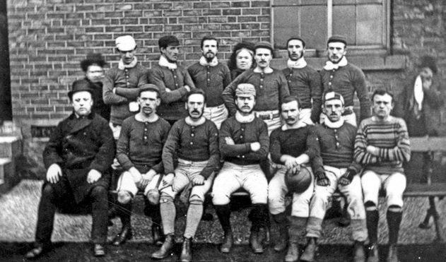 Sheffield F.C. (here pictured in 1876) is the oldest association club still active, having been founded in 1857 | soccerfansarena.com