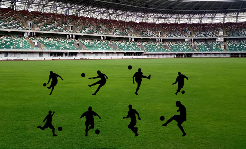 Soccer players practising their trade in a stadium | soccerplayersarena.com